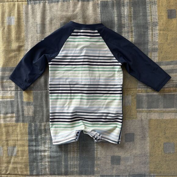 Rugged Butts Swimsuit Baby Boy/Girl Rashguard Long Sleeve Shorts Zip Bundle - Picture 6 of 15